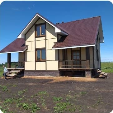 Семейный дом с верандой — Башкортостан, Бурцево