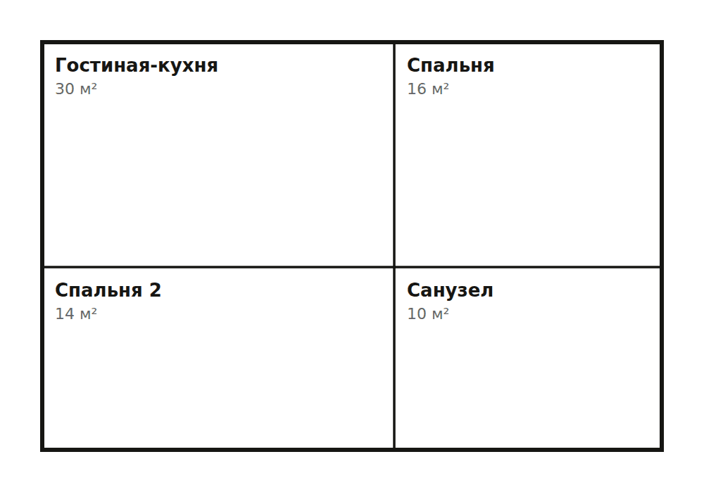 План этажа
